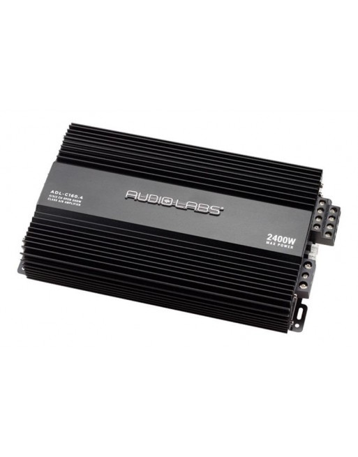 Audiolabs Amplificador para Auto ADL-C160.4, 4 Canales, 92dB, 2400W RMS