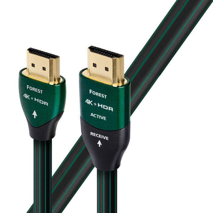AudioQuest Cable HDMI A Macho - HDMI A Macho, 4K, 3 Metros, Negro/Verde