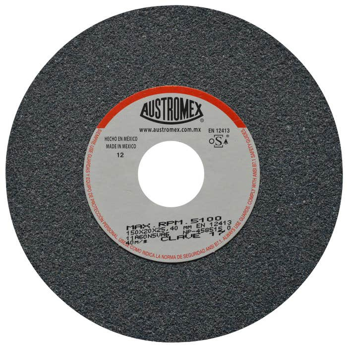 Austromex Disco para Esmerilador A4 17, 6", para Acero y Hierro