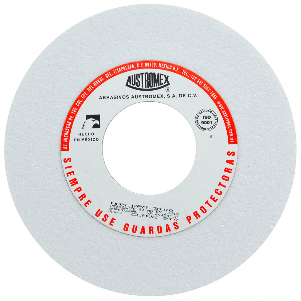 Austromex Disco para Esmeriladora 210, 10", para Metal