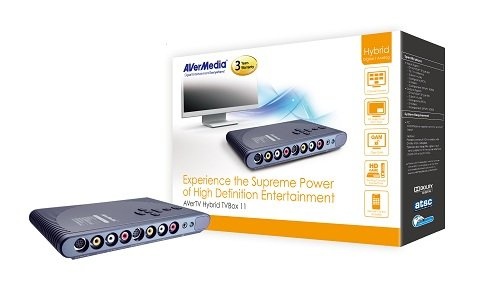 AVerMedia AVerTV Hybrid TVBox 11, 1920 x 1200 Pixeles, Full HD, DVI/S-Video