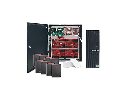 Avigilon Kit Control de Acceso para 8 Puertas - Incluye Fuente de Alimentación, Controlador, Lectores HID, 100 tarjetas