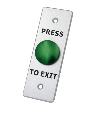 Axceze Botón de Salida AX-B80, Alámbrico, Verde