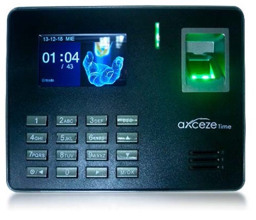 Axceze Control de Asistencia TIME110, 1500 Huellas