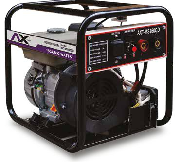 Axtech Motosoldadora a Gasolina AXT-MS160CD, 130A, 1000W