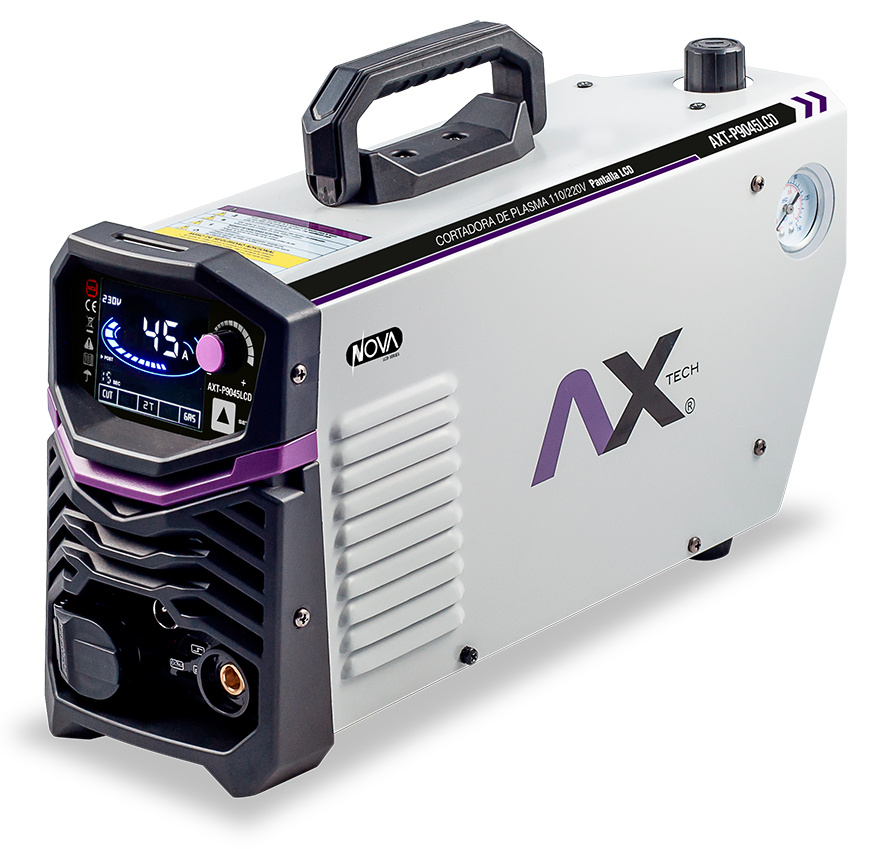 Axtech Cortadora de Plasma AXT-P9045LCD, 5000W/8000W, 110-220V