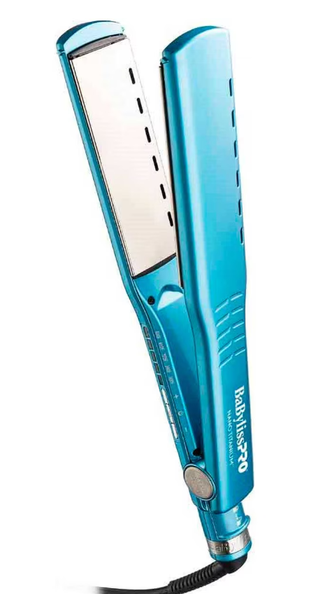 Babylisspro Plancha para Cabello BNT4093TES, 230°C máx., Cerámico, Azul