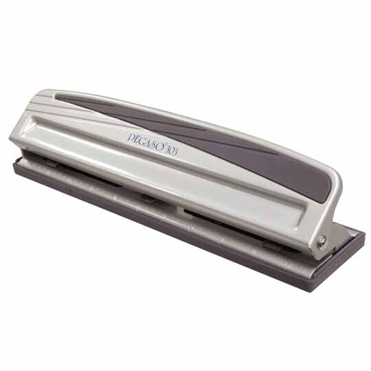 Baco Perforadora 303 - Metal, 3 Orificios, hasta 10 Hojas