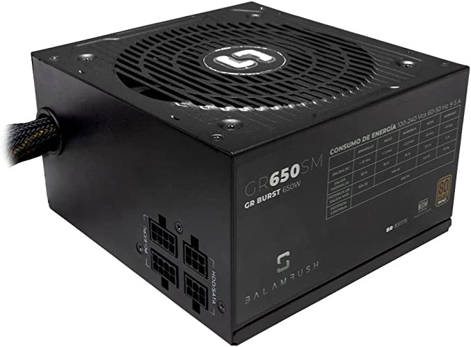 Fuente de Poder Balam Rush GR 650W 80 PLUS Bronze, 20+4 pin ATX, 120mm, 650W