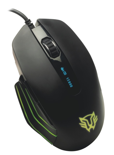 Mouse Gamer Balam Rush Hunter, Alámbrico, USB A, 18.000DPI, Negro
