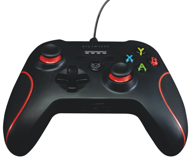 Balam Rush Gamepad BRX10, Alámbrico, USB, Negro