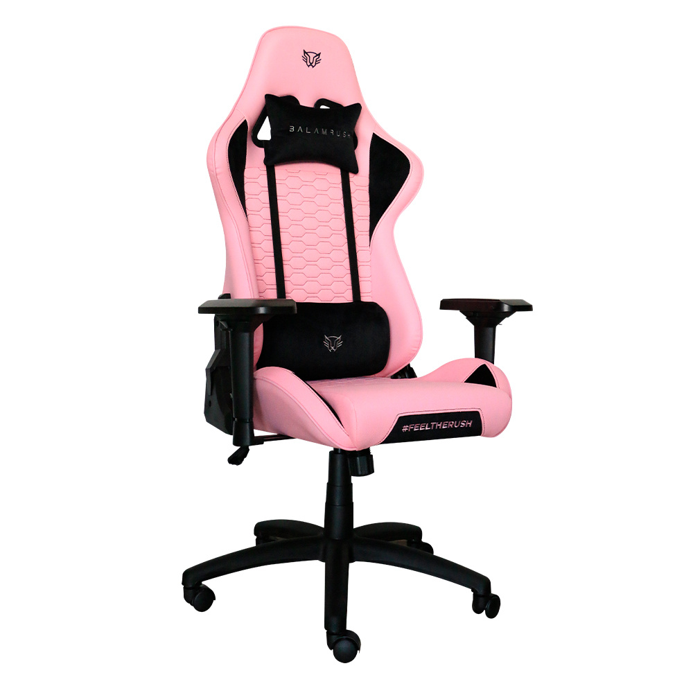 Balam Rush Silla Gamer Thunder Rush 2, hasta 150Kg, Rosa