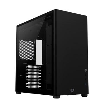 Gabinete Balam Rush Eris Jet GM985, Midi-Tower, ATX/Micro-ATX/Mini-ITX, USB 3.0, sin Fuente, sin Ventiladores Instalados, Negro