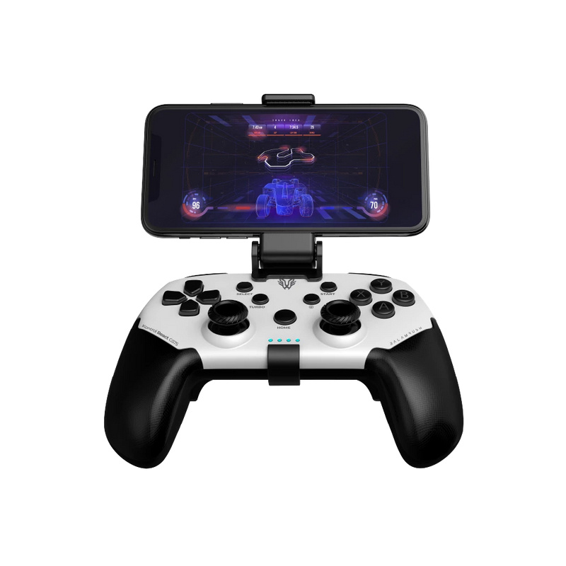 Balam Rush Gamepad Kontrol React G575, Inalámbrico, Bluetooth, Negro/Blanco