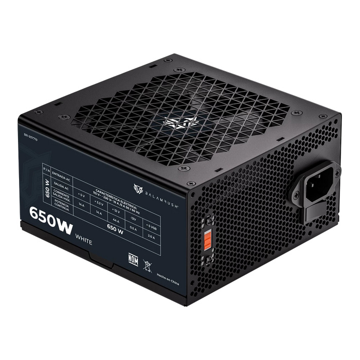 Fuente de Poder Balam Rush Pulsar 650PR 80 PLUS ATX, 24-pin ATX, 120mm, 650W