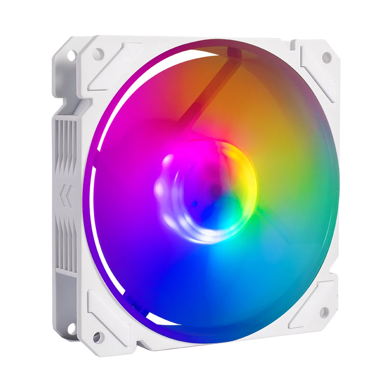 Ventilador Balam Rush Eolox Blaze EX70W, 120mm, 1200RPM, ARGB, Blanco 