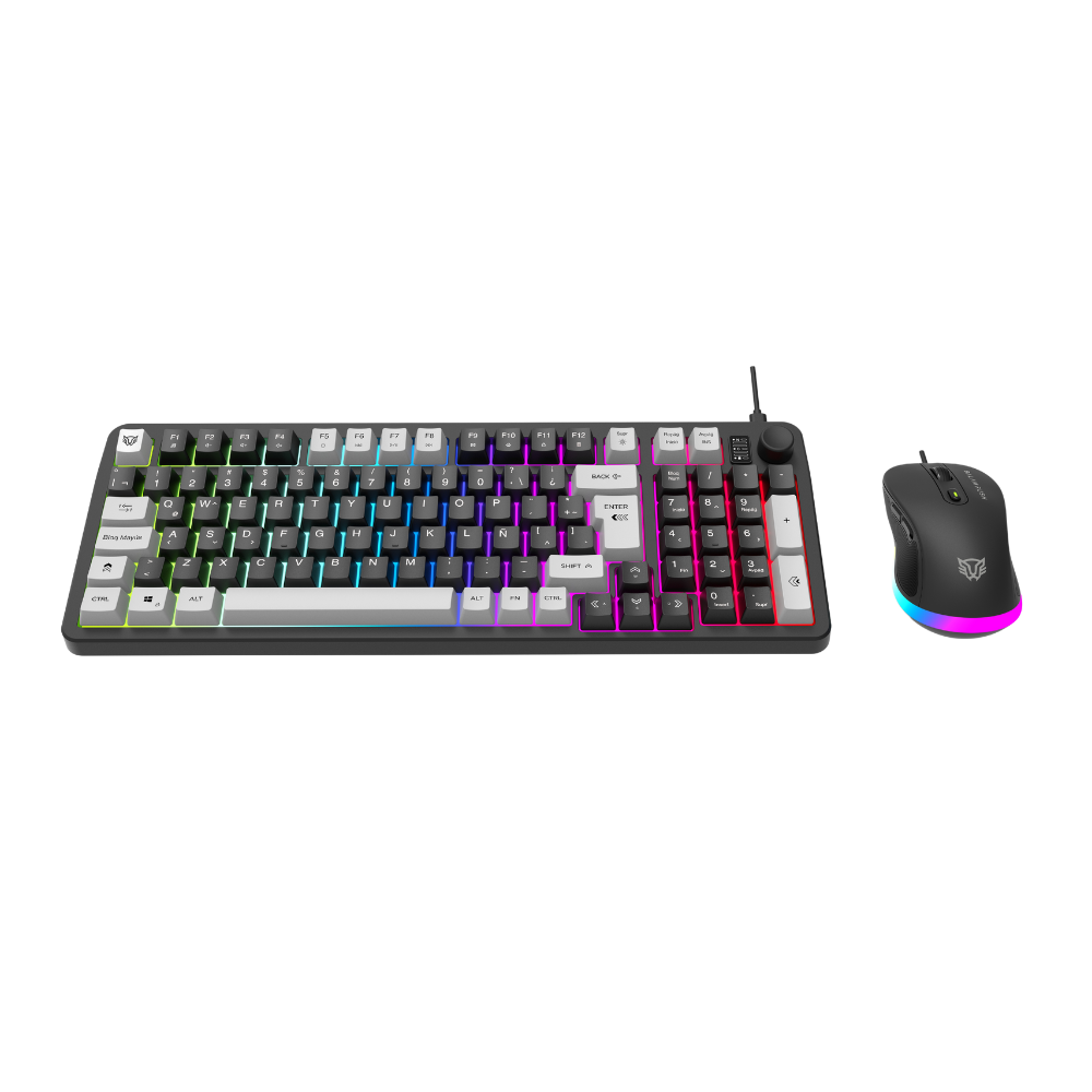 Kit Gamer de Teclado y Mouse Balam Rush Squad Conquest KG515, Alámbrico, USB, Negro, Español