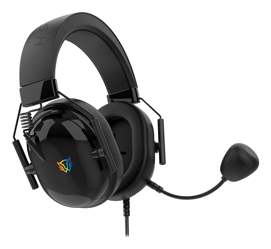 Balam Rush Audífonos Gamer Aviator Level HA757 para PC, Alámbrico, USB, Negro