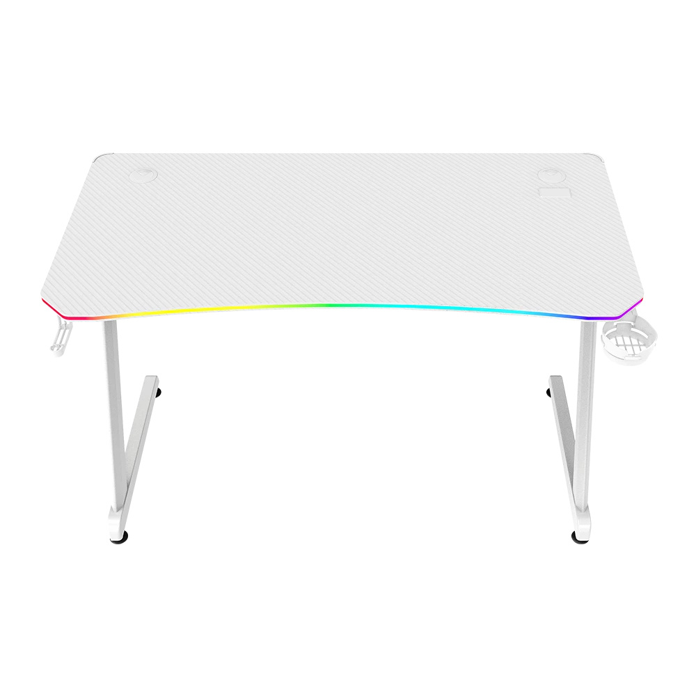 Balam Rush Escritorio Gamer Olympus Spot Glow Pro MRX8000 RGB, 120cm x 60cm, Blanco