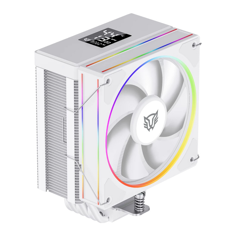 Disipador CPU Balam Rush Heliux Pro HEX65, 120mm, hasta 2200RPM, Blanco