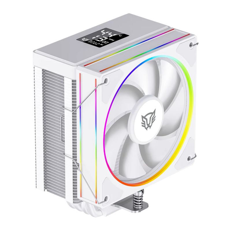 Disipador CPU Balam Rush Heliux Pro HEX55, 120mm, hasta 2000RPM, Blanco