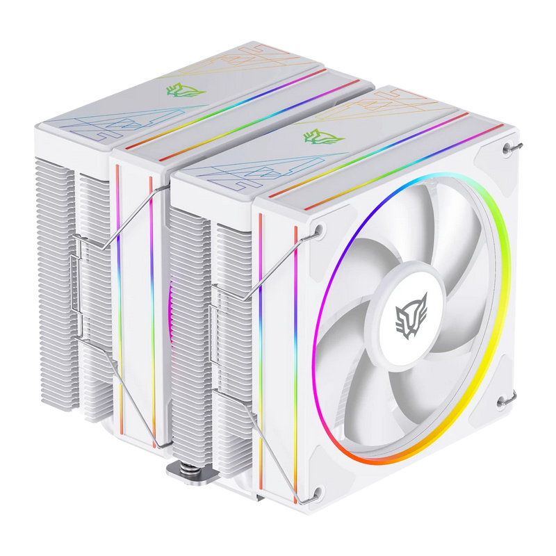 Disipador CPU Balam Rush Heliux Pro HEX70, 120mm, hasta 2000RPM, Blanco