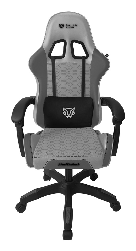 Balam Rush Silla Gamer Power Rush V2, hasta 120kg, Gris