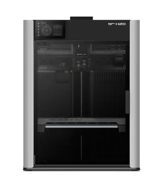 Bambu Lab Impresora 3D H2D, 35 x 32 x 32.5cm