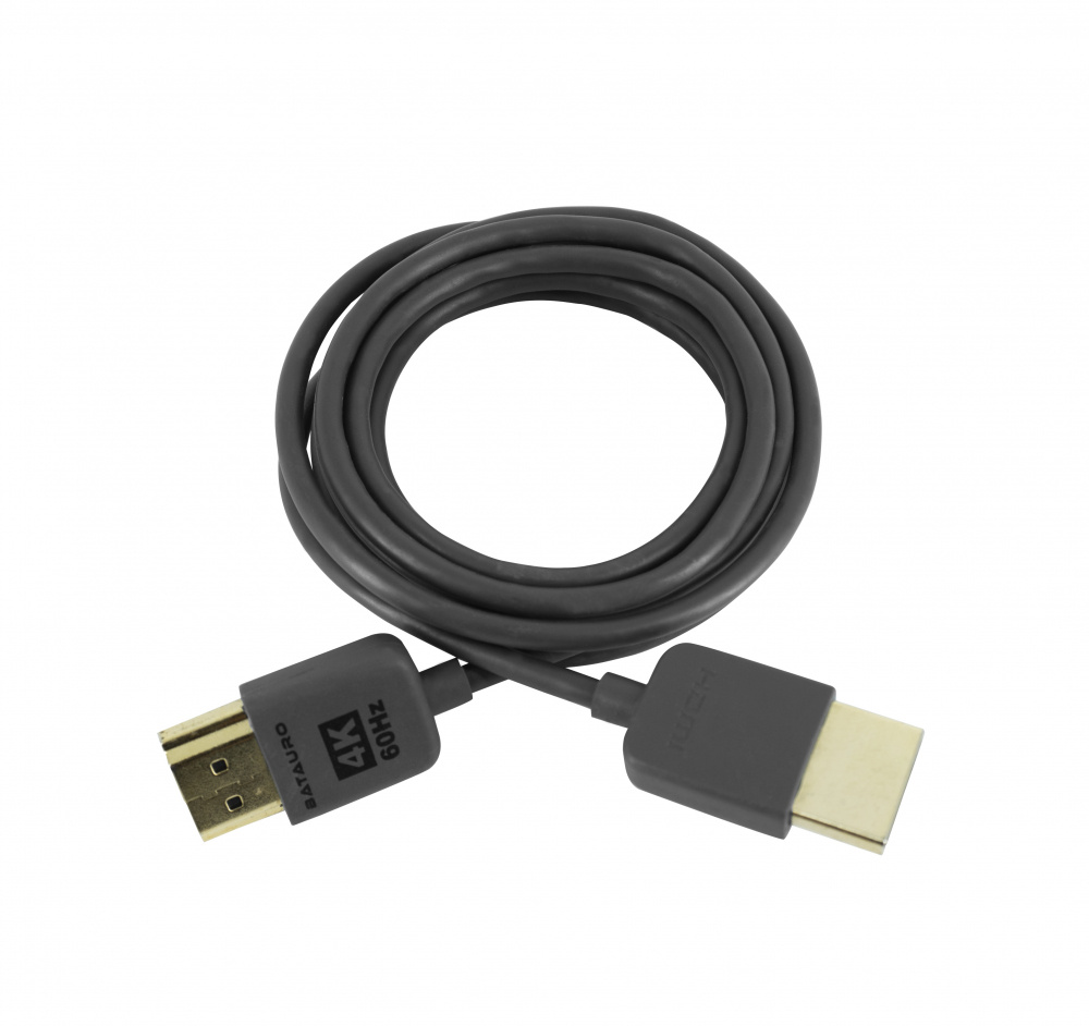 Batauro Cable HDMI Macho - HDMI Macho, 4K, 1.5 Metros, Negro