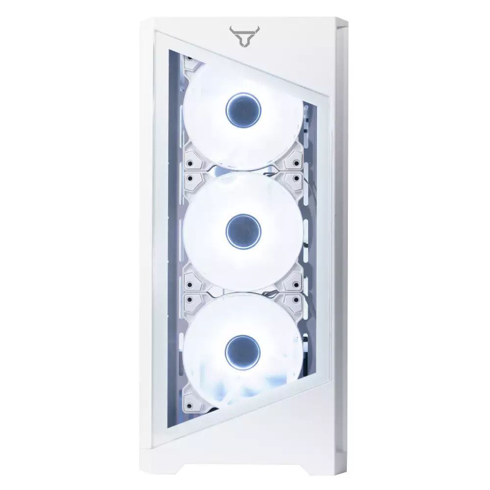 Gabinete Batauro Meteor, Midi-Tower, Micro-ATX/Mini-ITX, USB 2.0/3.0, sin Fuente, 4 Ventiladores Instalados, Blanco