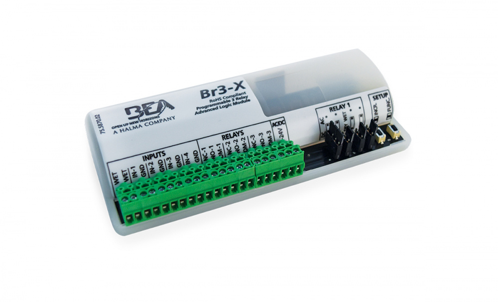 BEA Módulo Programable BR3-X, 3 Salidas, 13 Funciones