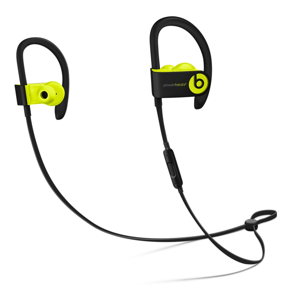Beats by Dr. Dre Audífonos Intrauriculares Powerbeats3, Inalámbrico, Bluetooth, Amarillo