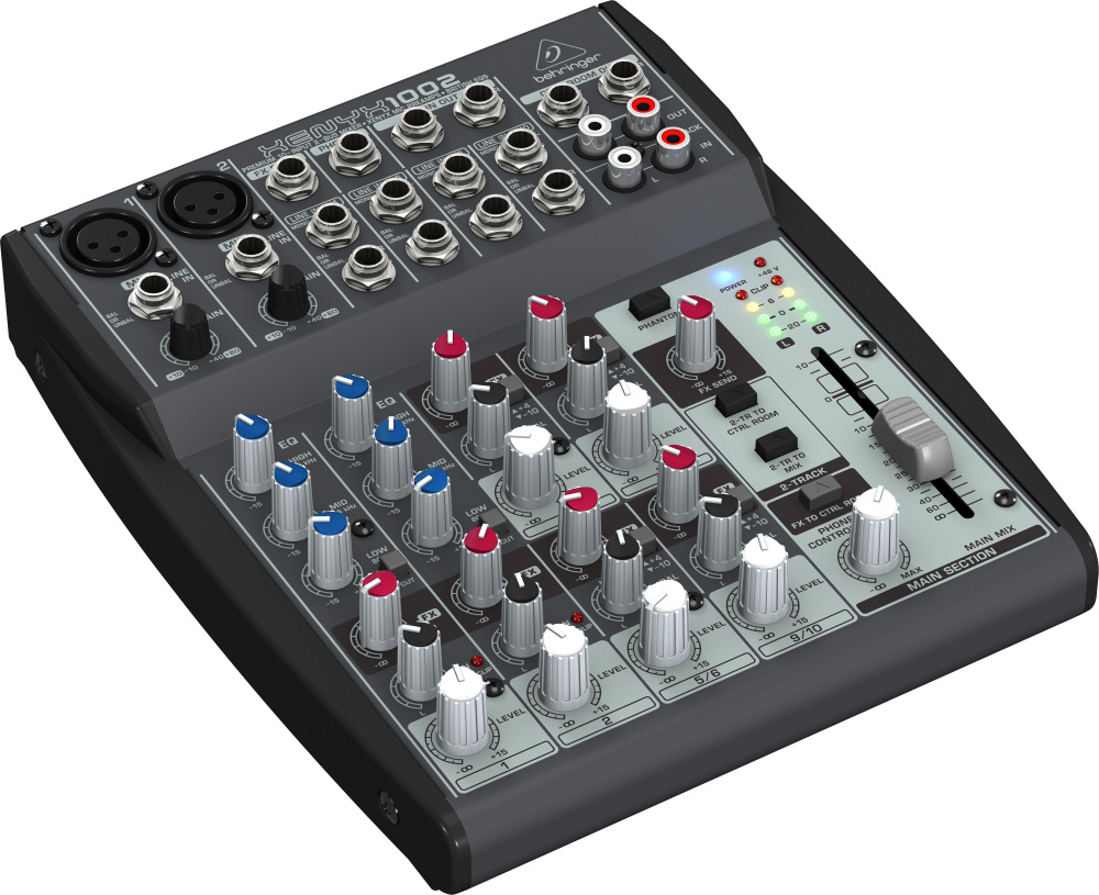 Behringer Mezcladora Xenyx 1002, 10 Canales, 13W