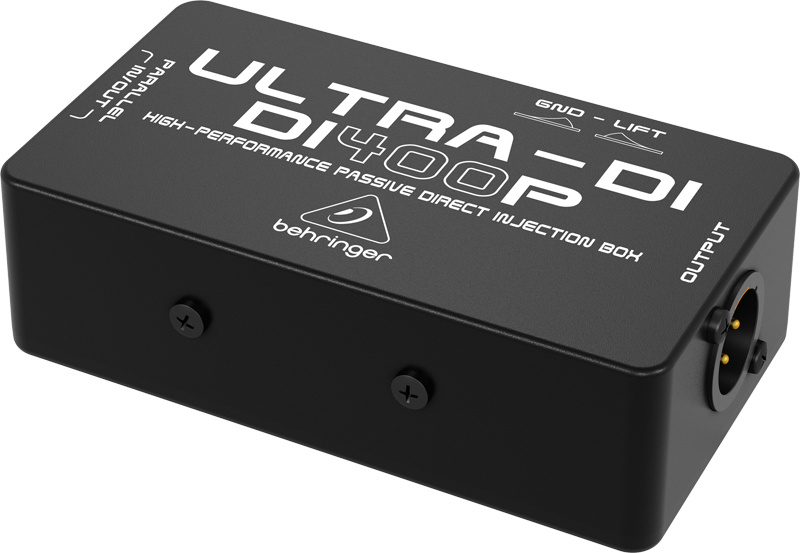 Behringer Interfaz de Audio Analógico DI400P, Entrada TS, Salida XLR