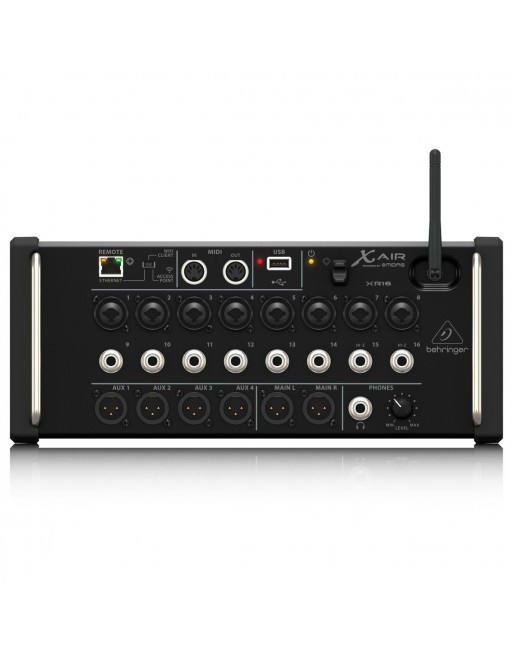 Behringer Mezcladora Digital X AIR XR16, 16 Canales, 40 bit, XLR/USB, 30W