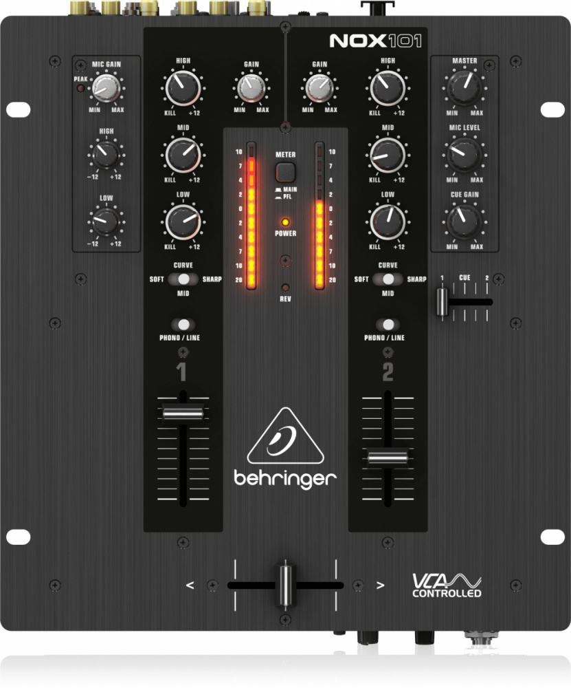 Behringer Mezcladora Digital NOX101, 2 Canales, 10W