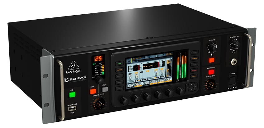 Behringer Mezcladora Digital X32 RACK, 40 Canales, 40 bit, XLR/RCA/6.35mm, 60W