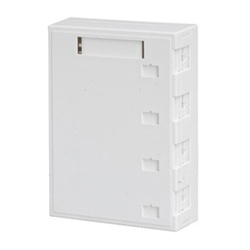 Belden Caja de Entrada Lateral KeyConnect con Puerta, 6 Puertos, Blanco