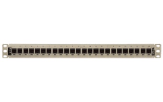 Belden Panel de Parcheo Cat6a, 24 Puertos RJ-45, 1U