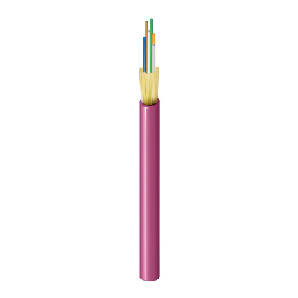 Belden Cable Fibra Óptica para Interiores/Exteriores OM4 50/125µm, 500 Metros, Violeta