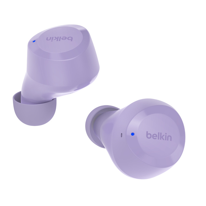 Belkin Audífonos Intrauriculares con Micrófono Soundform Bolt, Inalámbrico, Bluetooth, Morado