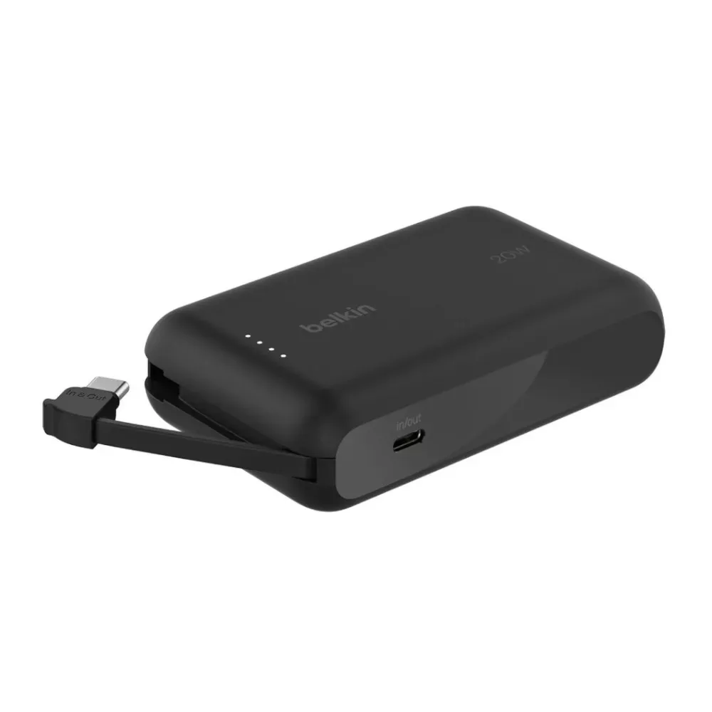 Cargador Portátil Belkin Power Bank 745883899425, 10.000mAh, Negro