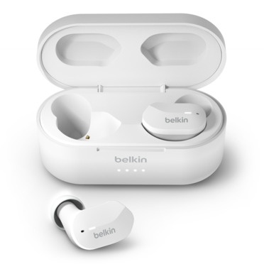 Belkin Audífonos Intrauriculares con Micrófono True Wireless Soundform, Inalámbrico, Bluetooth, Blanco