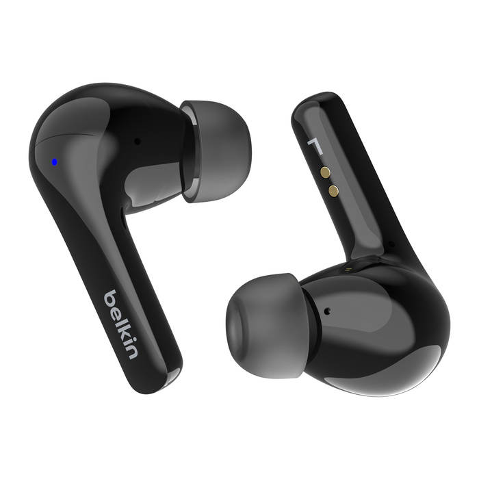 Belkin Audífonos Intrauriculares con Micrófono SoundForm Motion, Inalámbrico, Bluetooth, USB-C, Negro