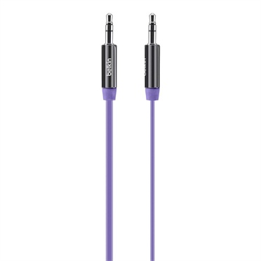 Belkin MIXIT↑ Cable 3.5mm Macho - 3.5mm Macho, 90cm, Morado