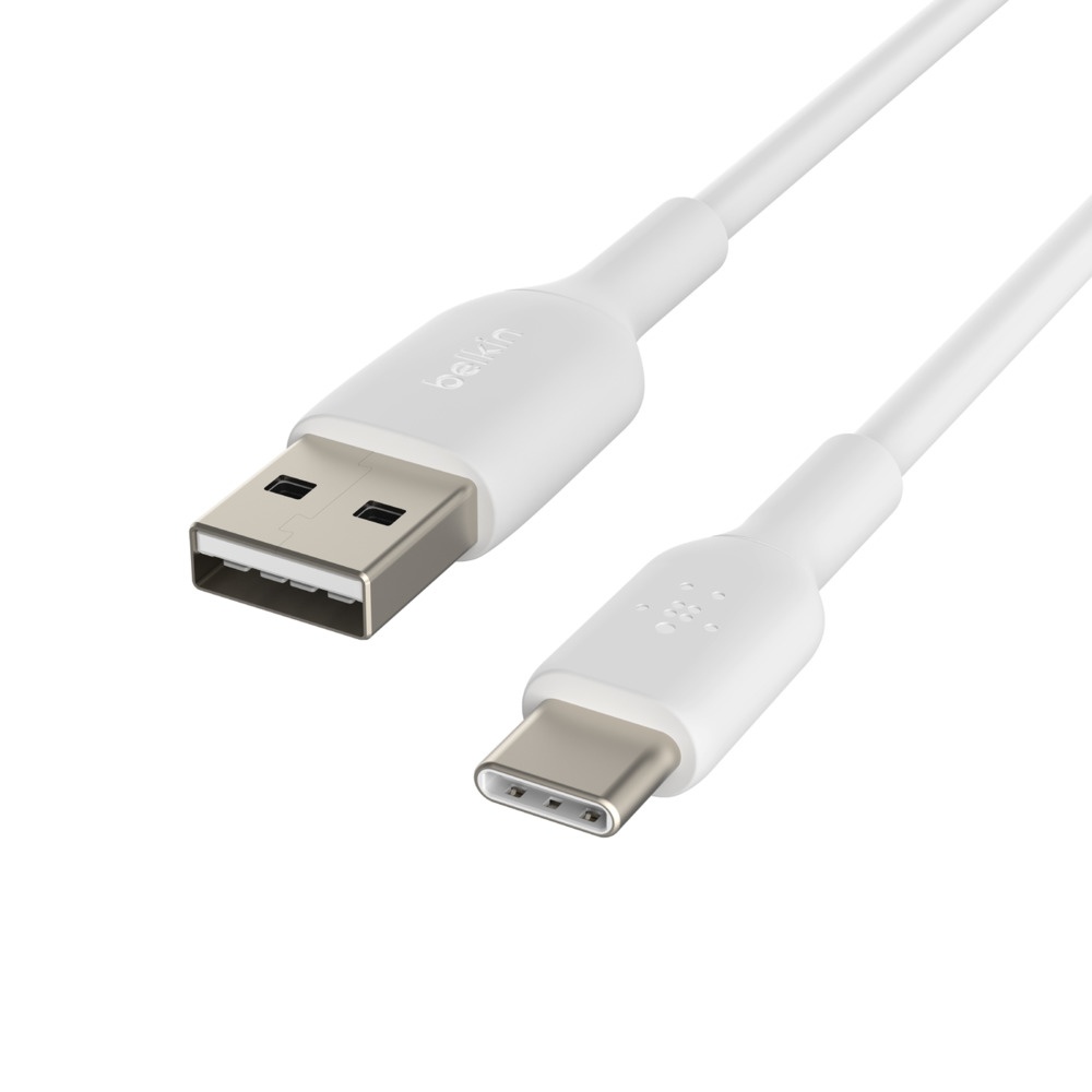 Belkin Cable de Carga Certificado USB-IF BOOST↑CHARGE USB C Macho - USB A Macho, 1 Metro, Blanco