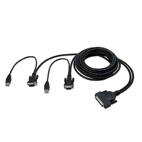 Belkin Cable KVM USB OmniView ENTERPRISE Series Dual-Port, 3.6 Metros