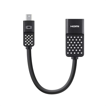 Belkin Adapatador Mini DisplayPort Macho - HDMI Hembra, Negro