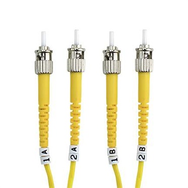 Belkin Cable Fibra Óptica Monomodo OFC ST Macho - ST Macho, 8.3/125µm, 2 Metros, Amarillo