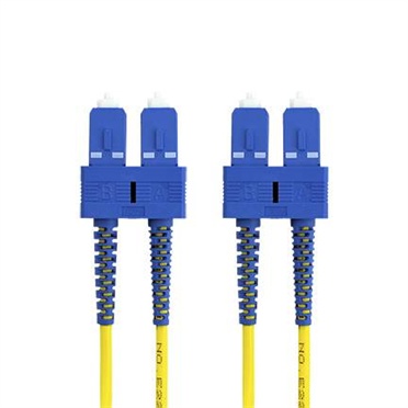 Belkin Cable Fibra Óptica Monomodo OFC SC Macho - SC Macho, 8.3/125µm, 2 Metros, Amarillo